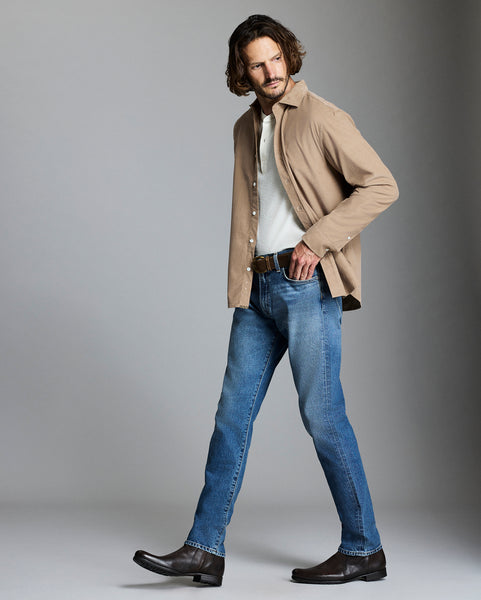 Billy Reid Corduroy Cedar Shirt, Light Brown