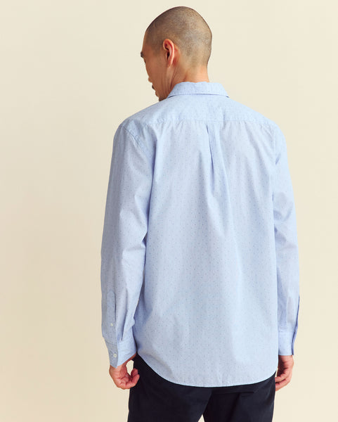 Billy Reid Coupe Dot Holt Dress Shirt, Blue Billy Reid Coupe Dot Holt Dress Shirt, Blue