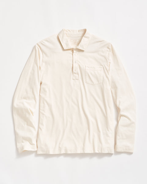 Long Sleeve Pensacola Polo - Ultra-Soft Organic Pima Cotton