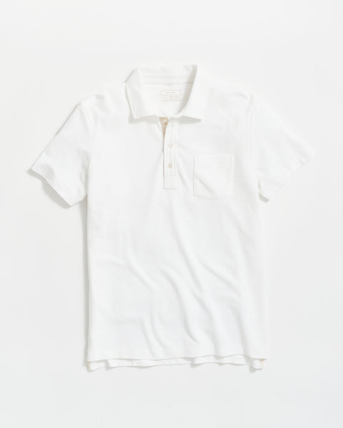 トップス Pique Polo Knit Top white Pique Pensacola Polo - Ultra-Soft Pima Cotton, Year-Round