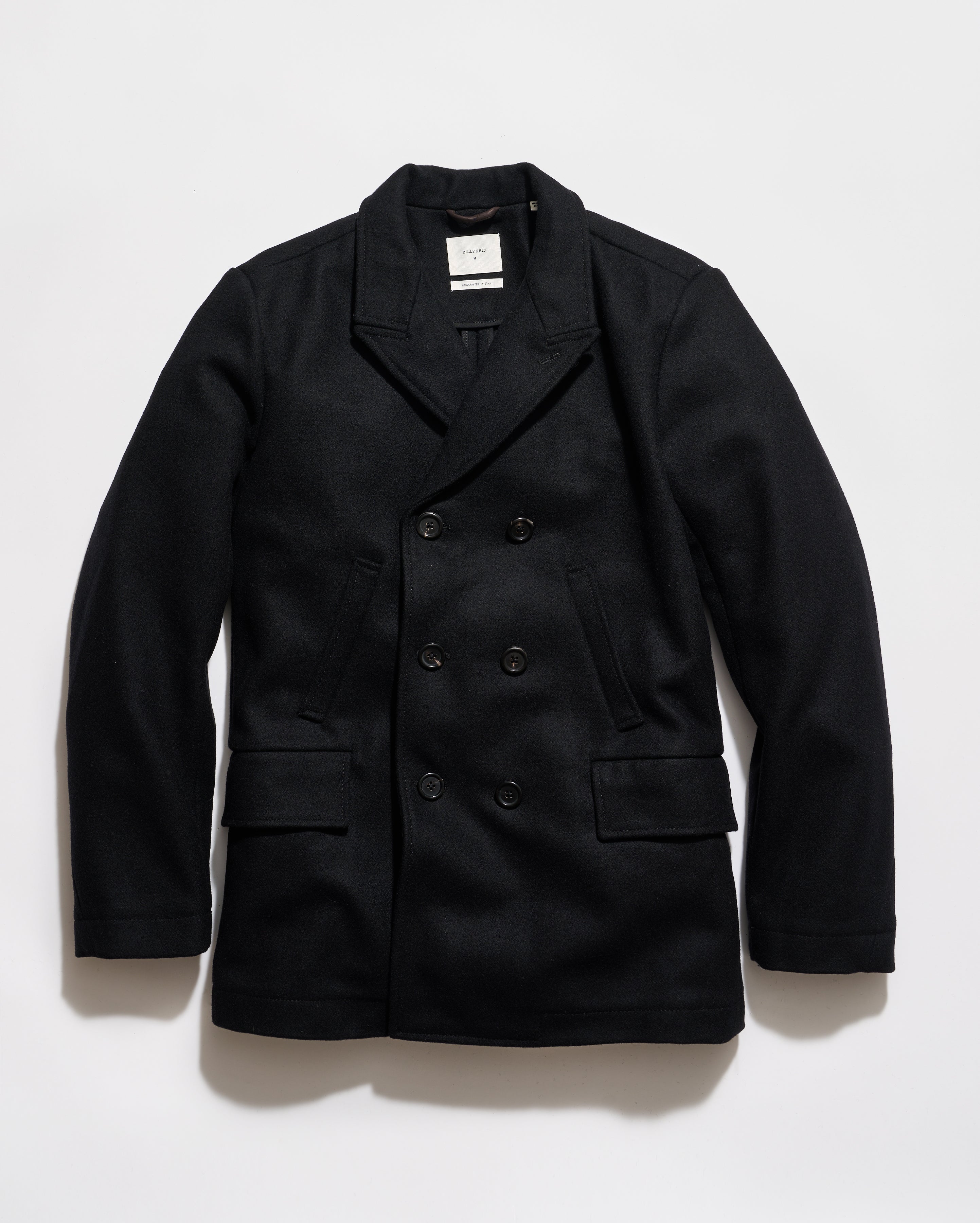 【007ジェームズ・ボンド】BOND PEACOAT ビリーリード ピーコート Men's Bond Peacoat in Italian Melton Wool | Men's Coats | Billy Reid