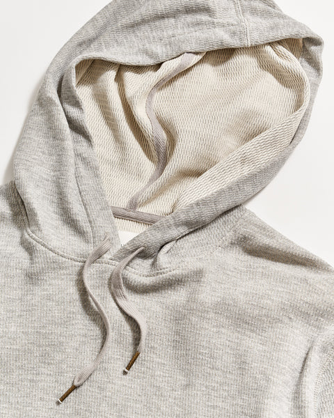 THERMAL HOODIE IN LIGHT GREY – Billy Reid