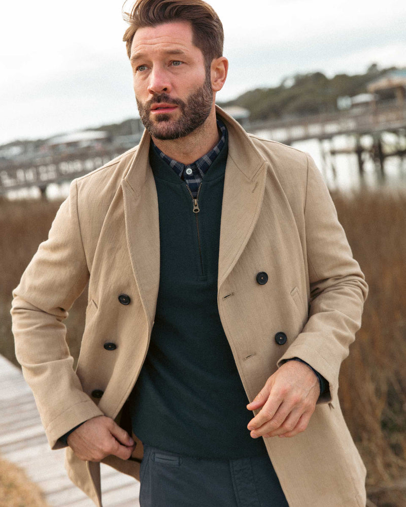 CANVAS BOND PEACOAT – Billy Reid