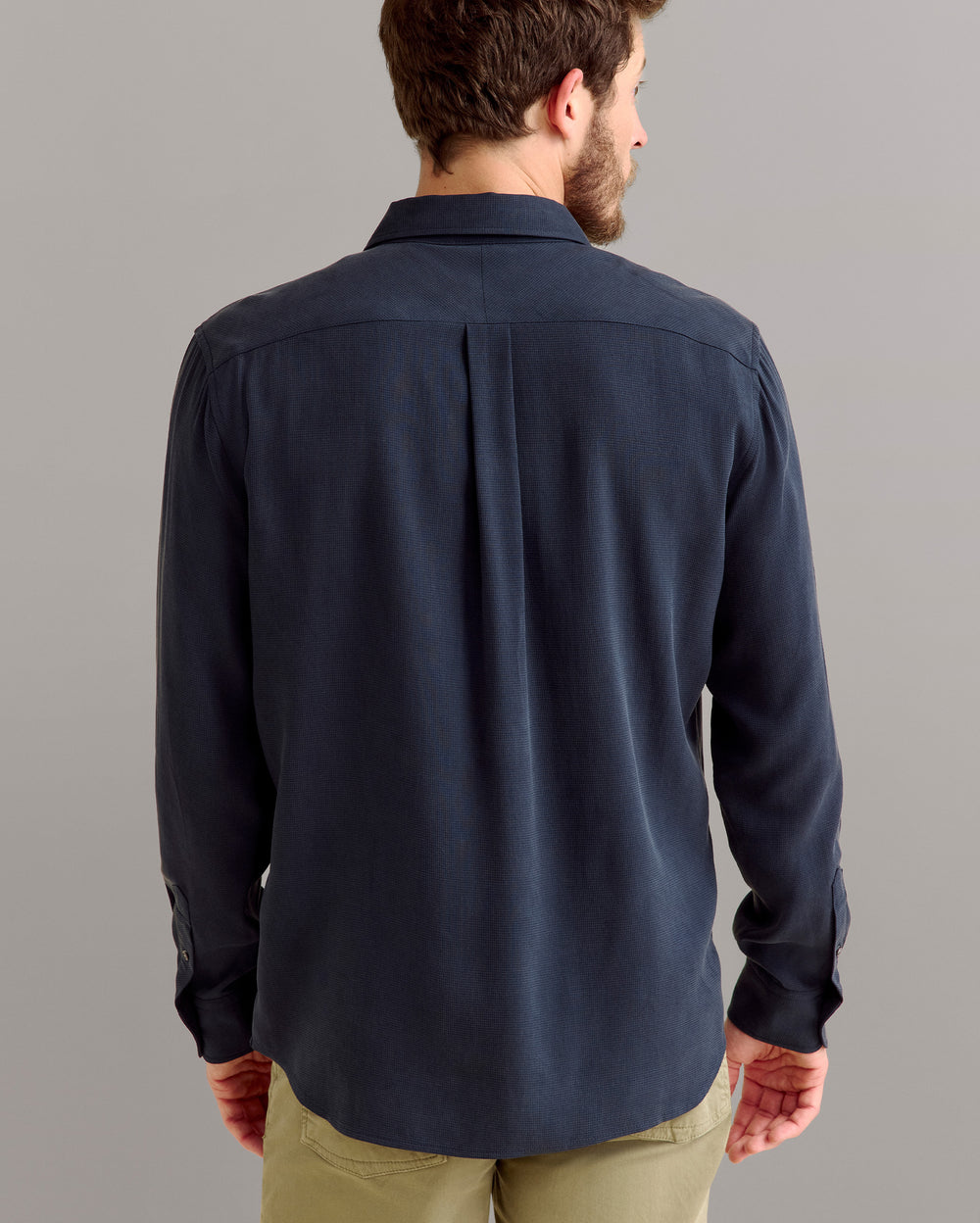 The back of the shirt.