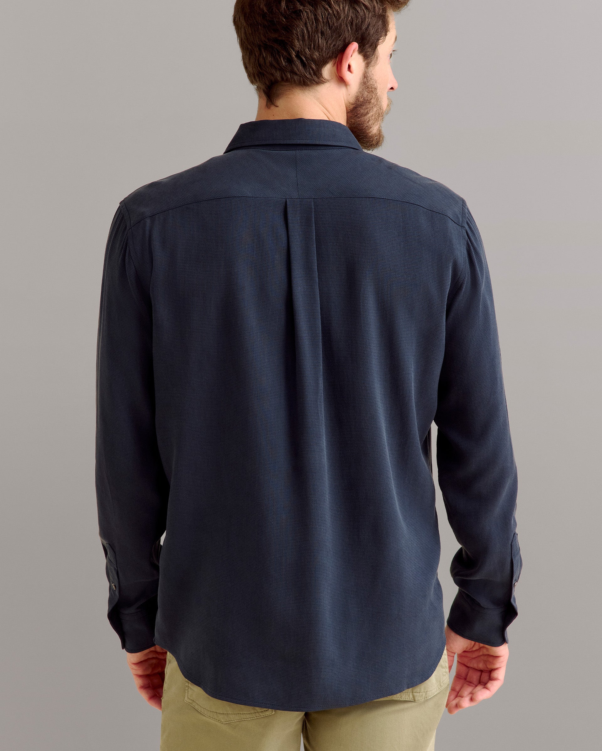 The back of the shirt.