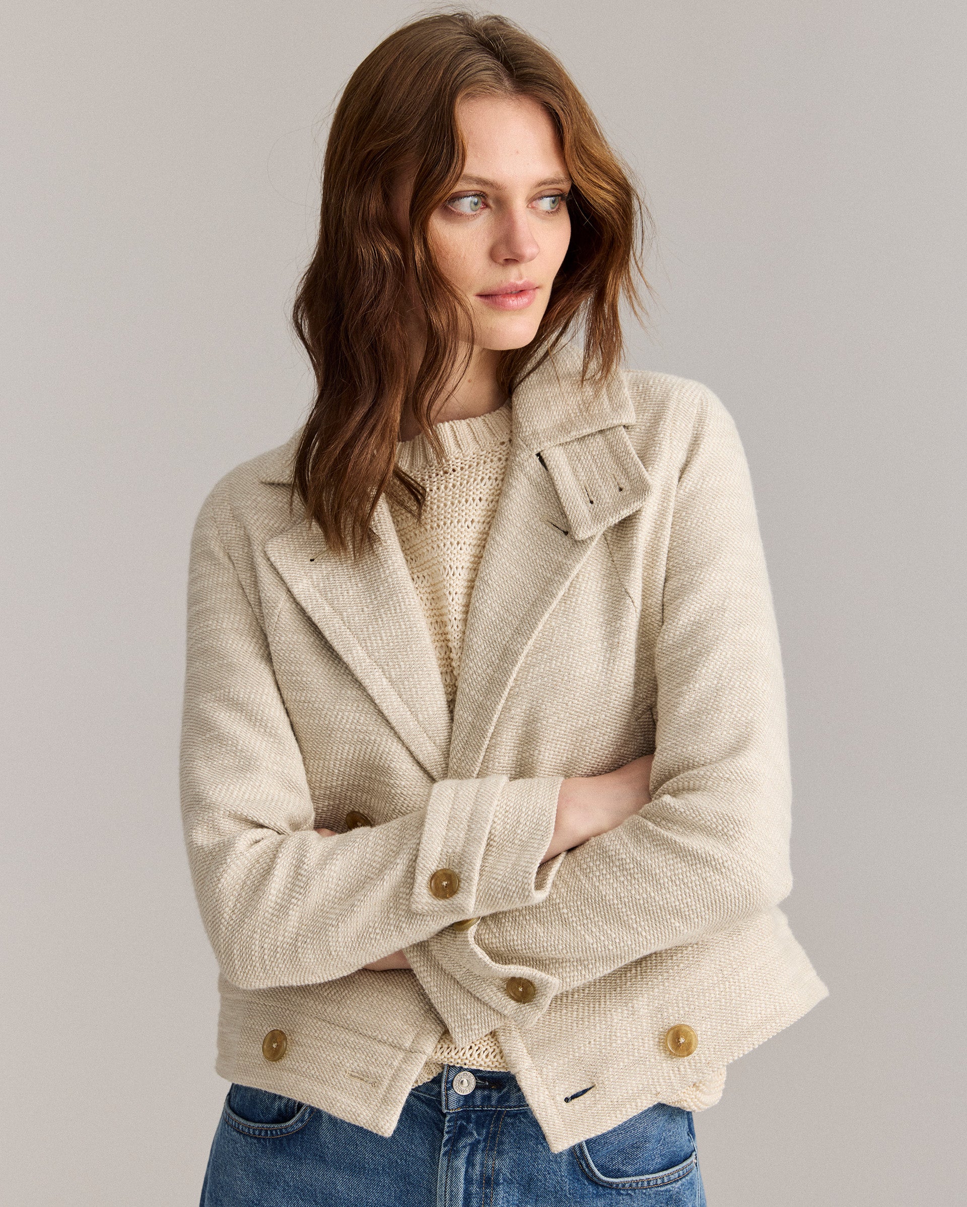 Cropped Spring Bond Peacoat – Billy Reid