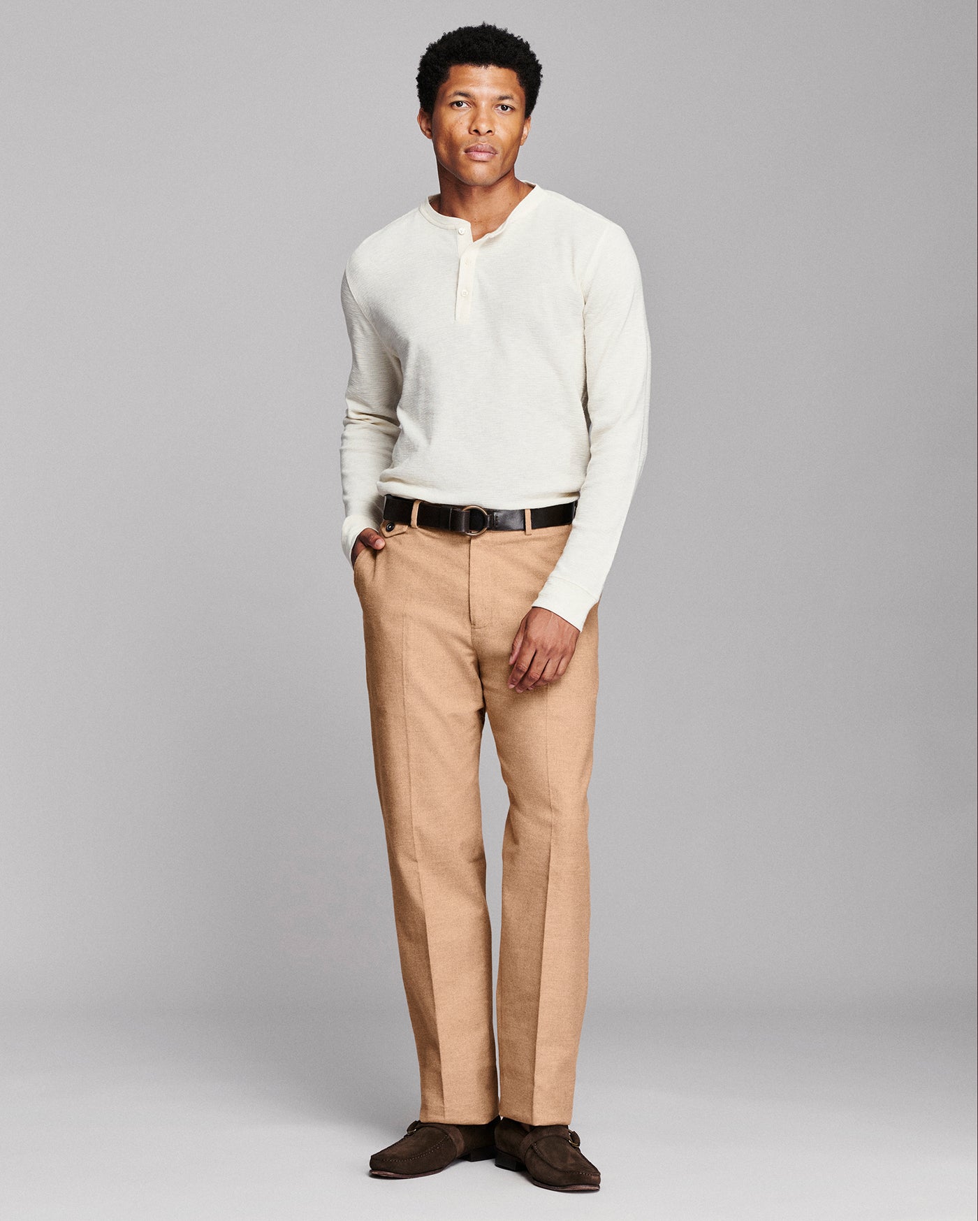 Slub Tuck Henley