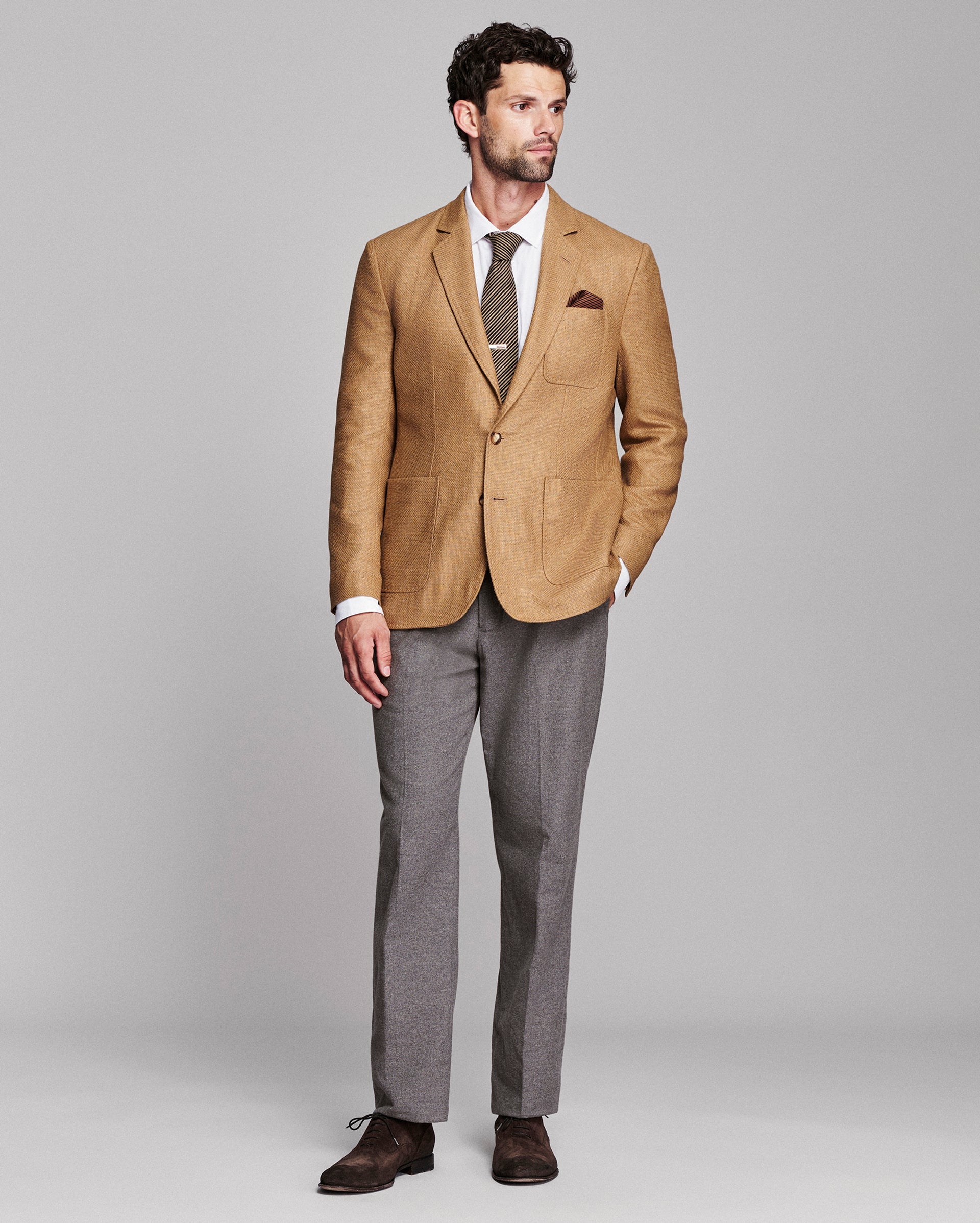 Billy Reid リネン スーツ 48 Hopsack Silk Wool Archie Jacket – Billy Reid