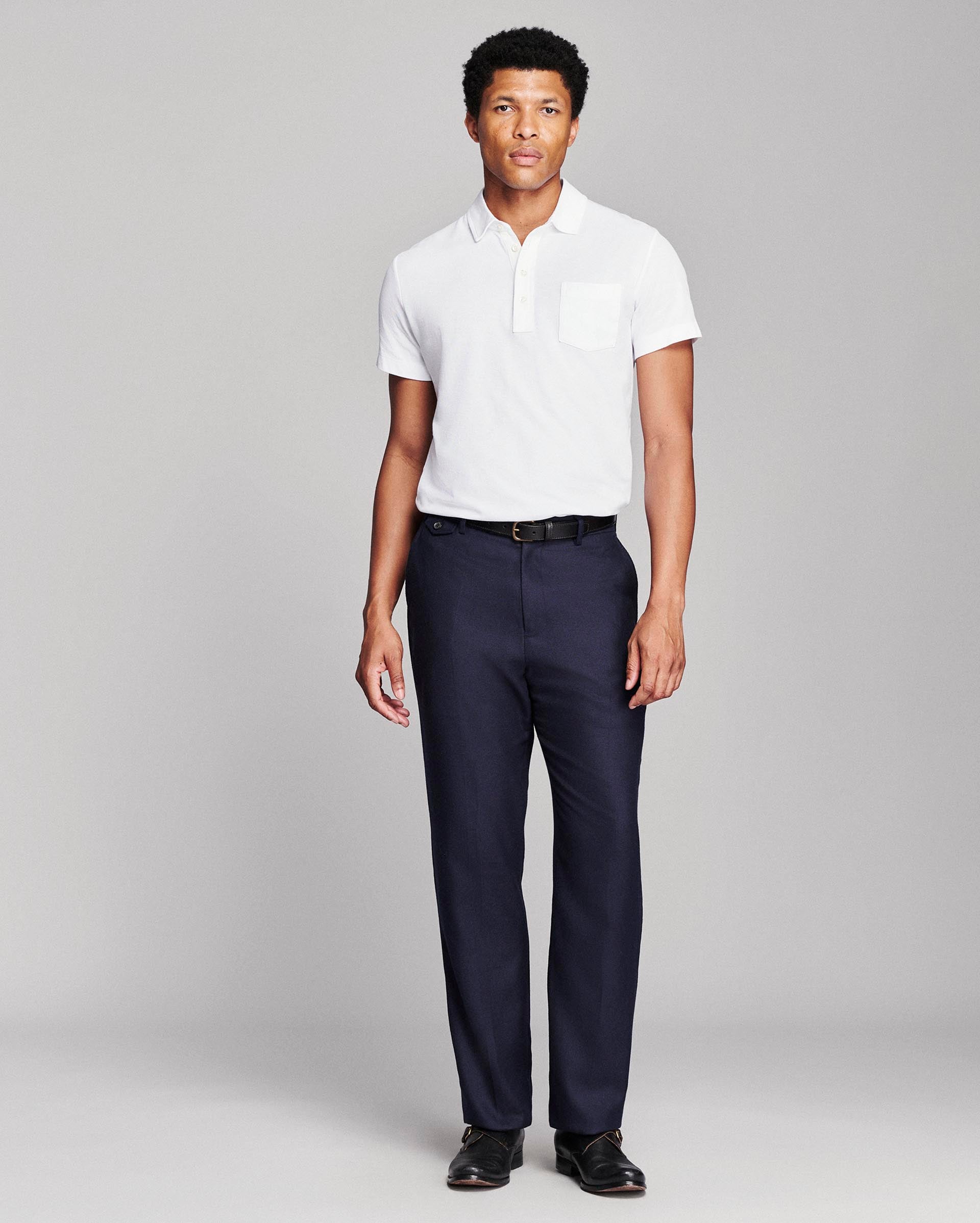 Pique Pensacola Polo - Ultra-Soft Pima Cotton | Billy Reid