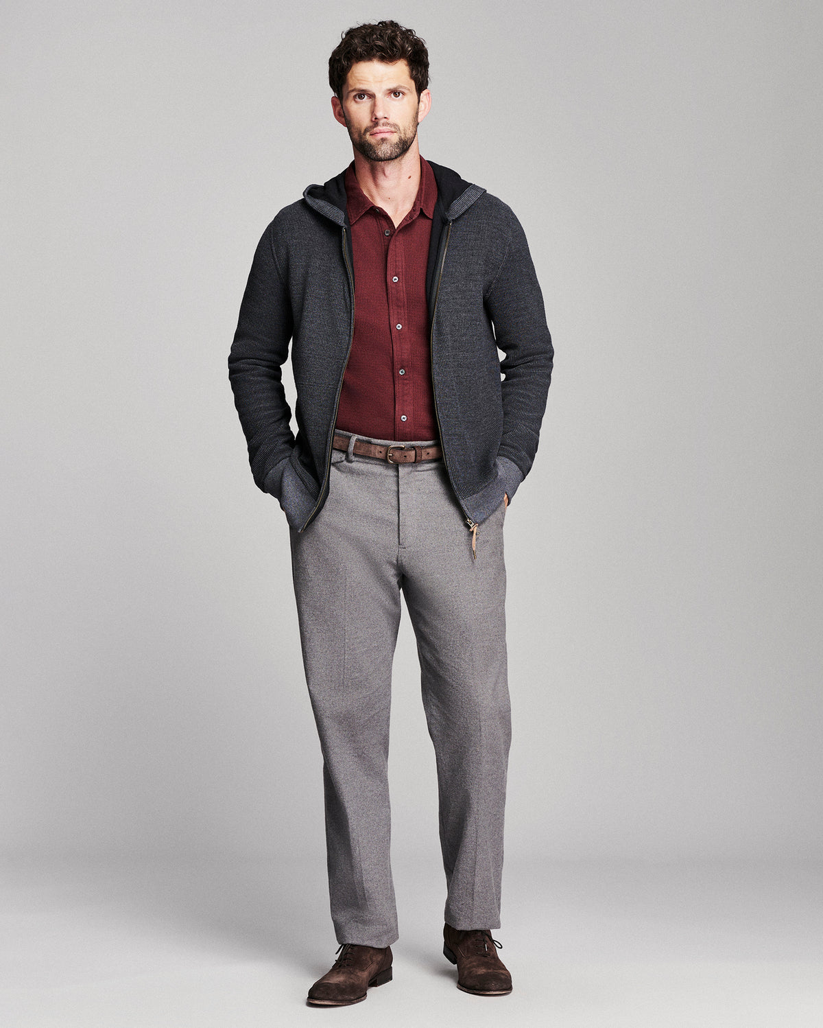 Model is 6'2" wearing size medium.