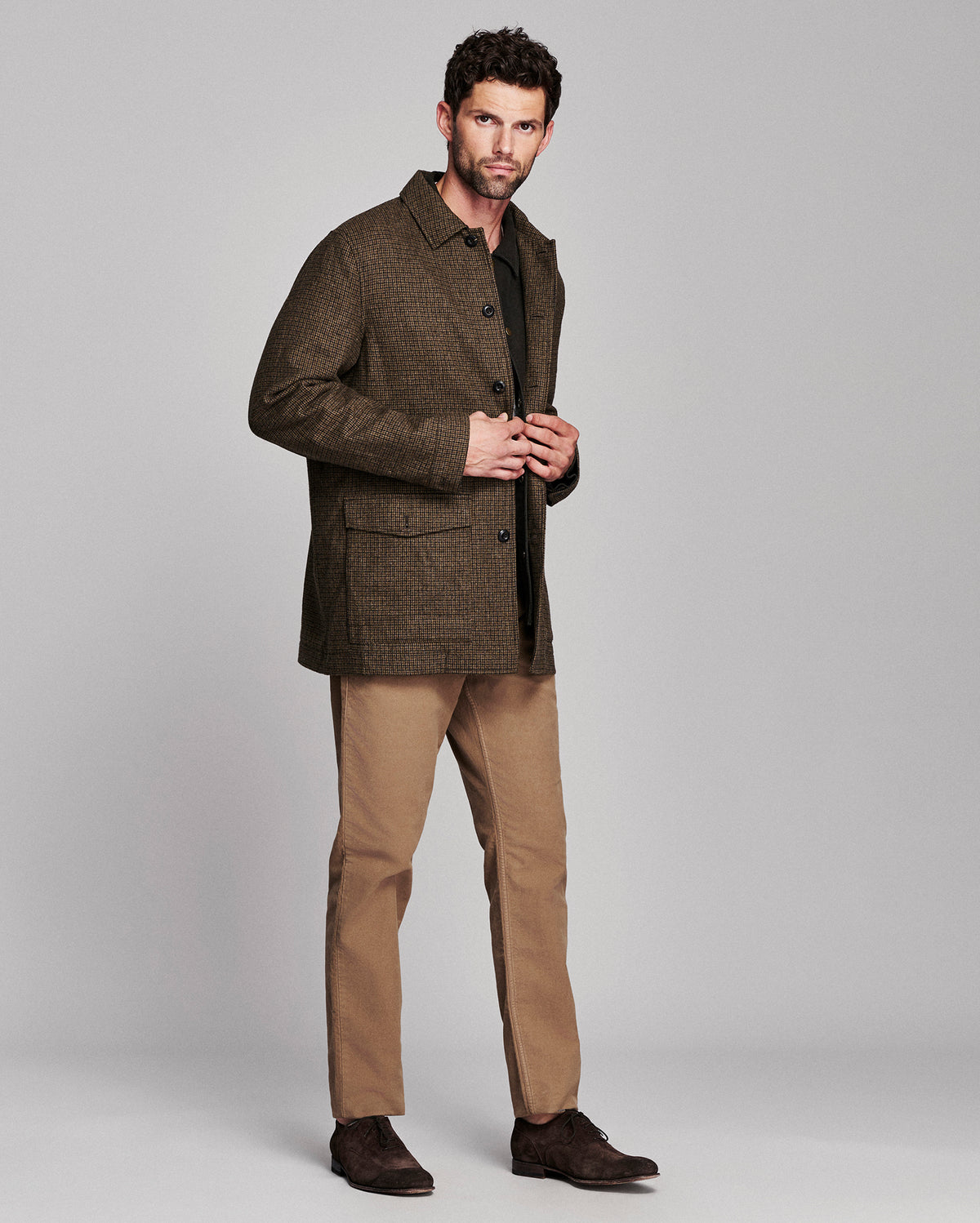 Houndstooth Bennet Overcoat
