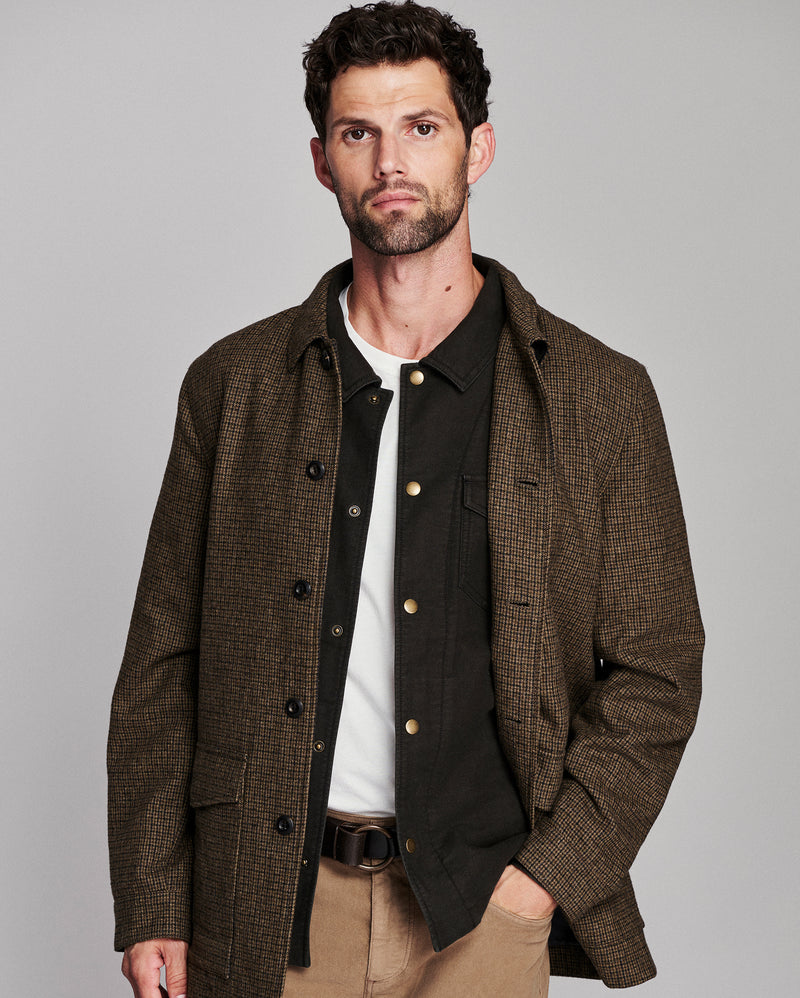 Houndstooth Bennet Overcoat