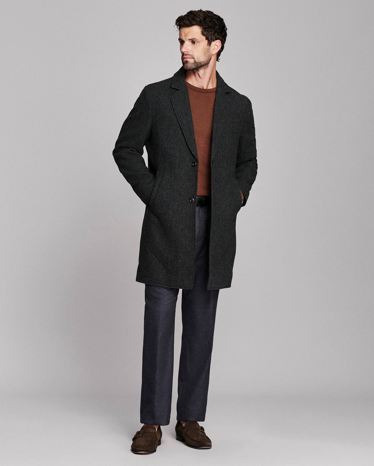 Herringbone Otto Overcoat