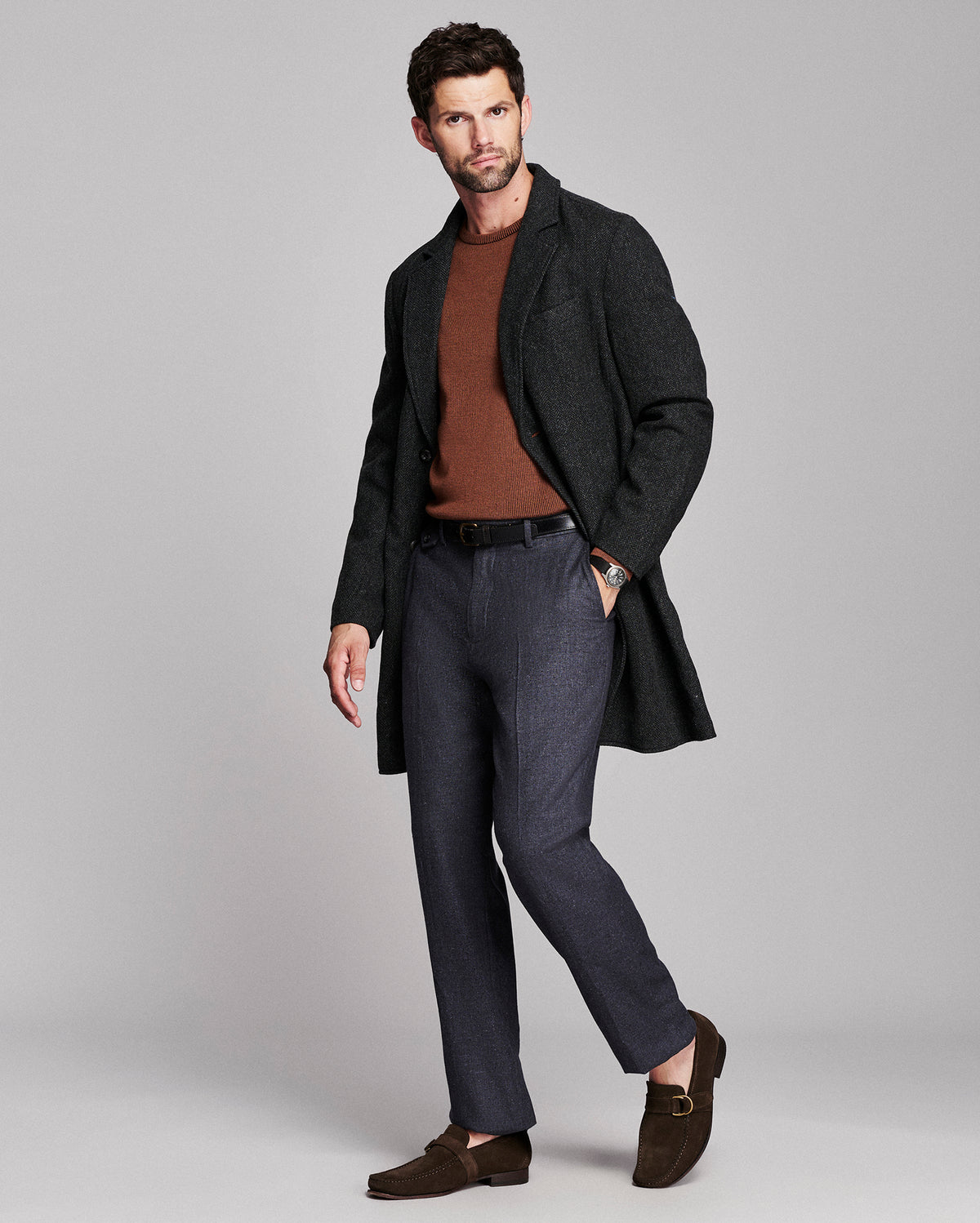 Herringbone Otto Overcoat