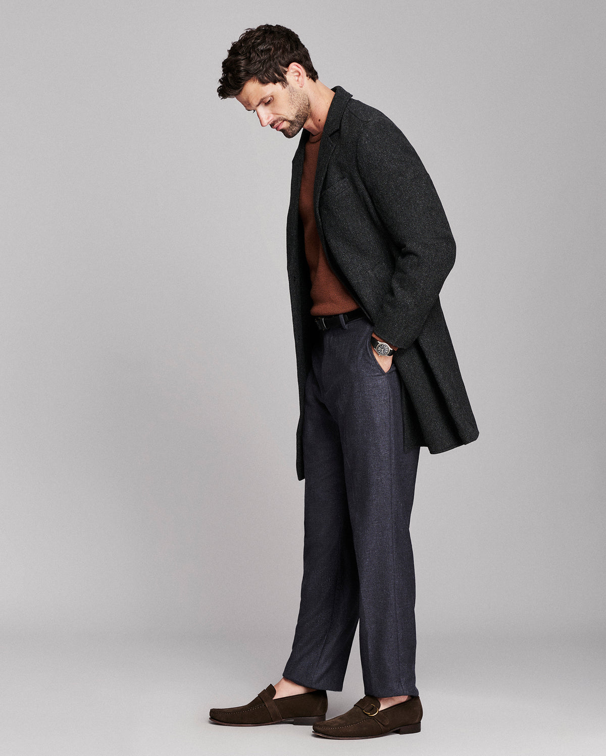 Herringbone Otto Overcoat
