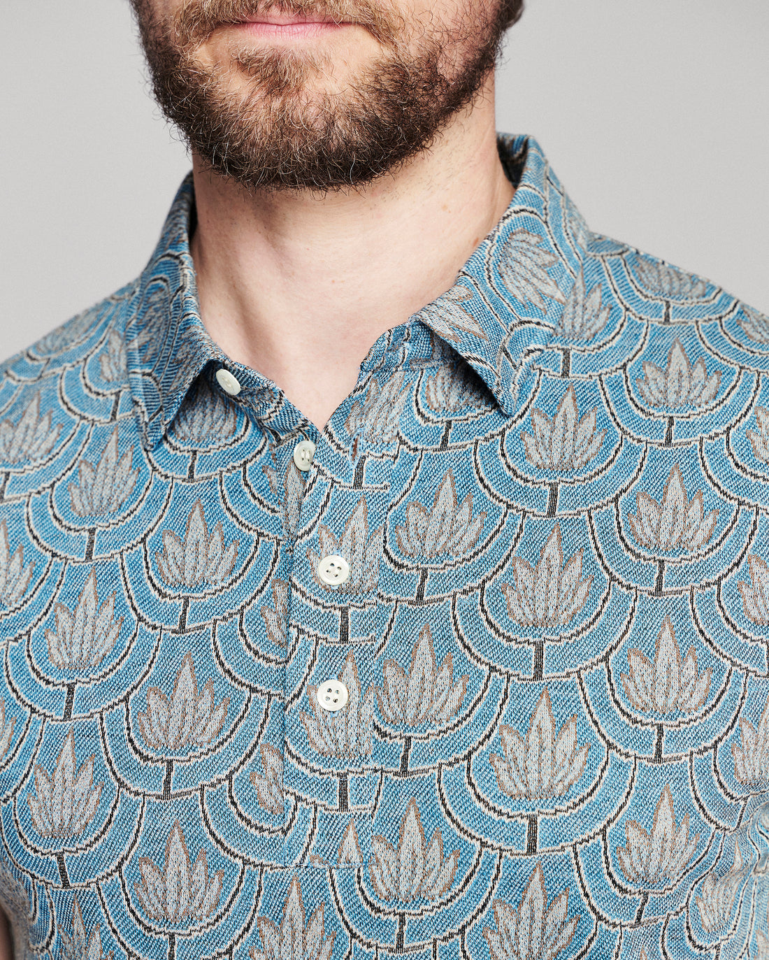Numajiri Andrews Floral Polo