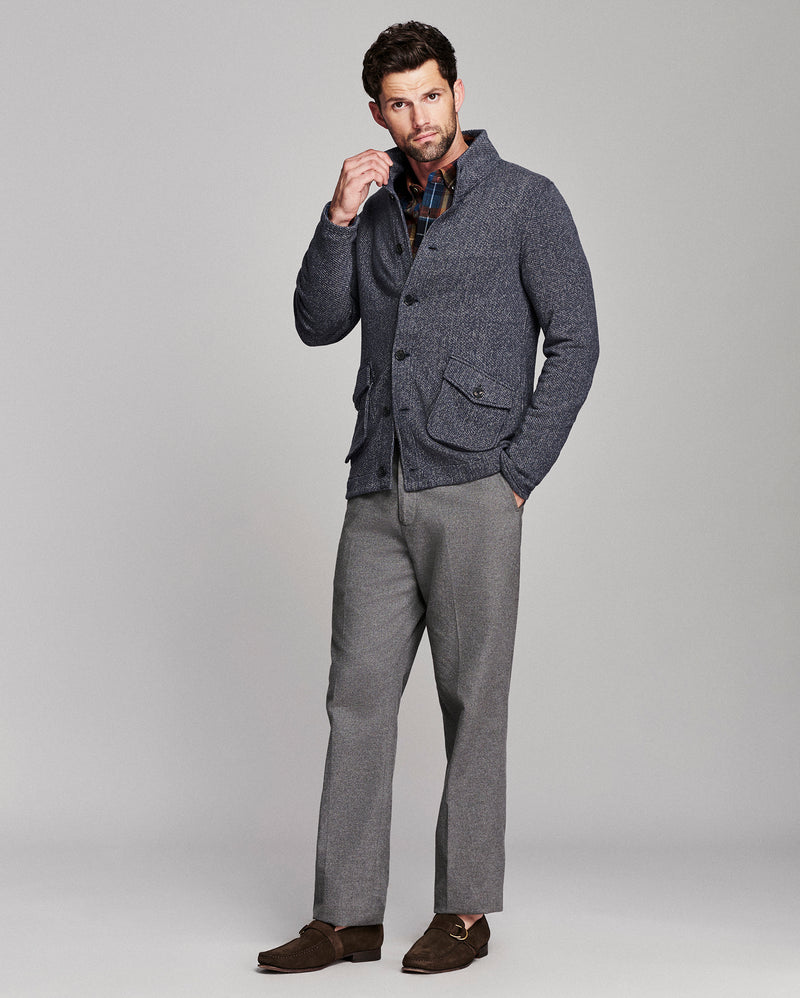 Bellow Pocket Knit Jacket