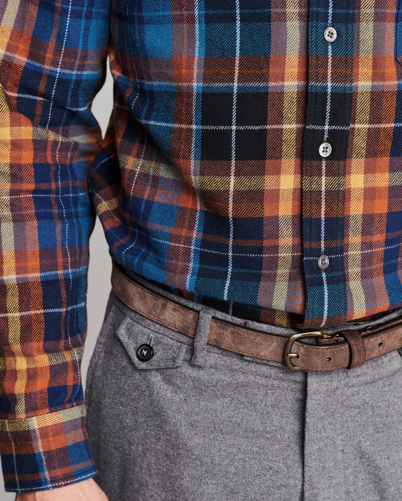 Micro Block Plaid Tuscumbia Shirt