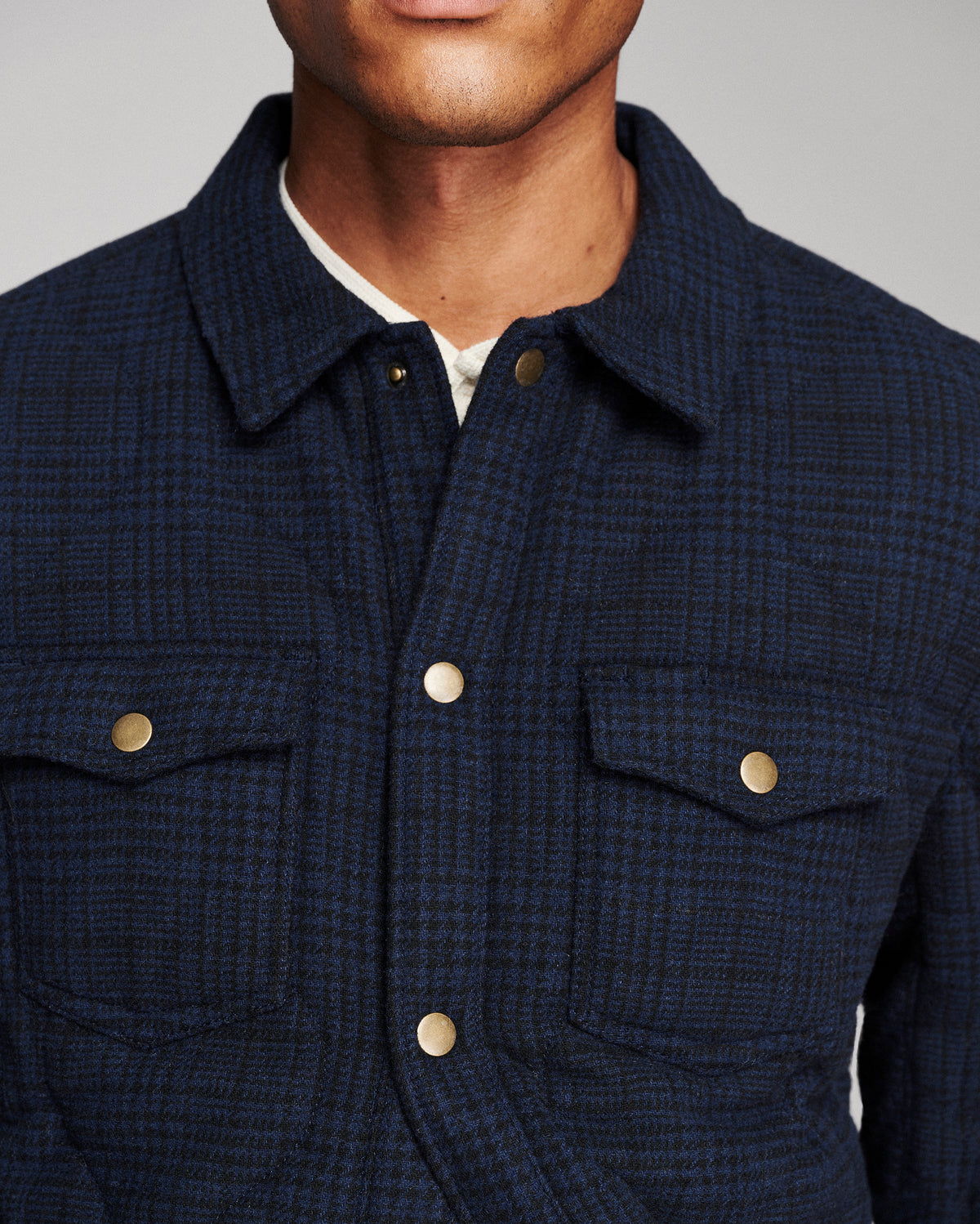 Onion Quilted Plaid Theo Shirt Jacket