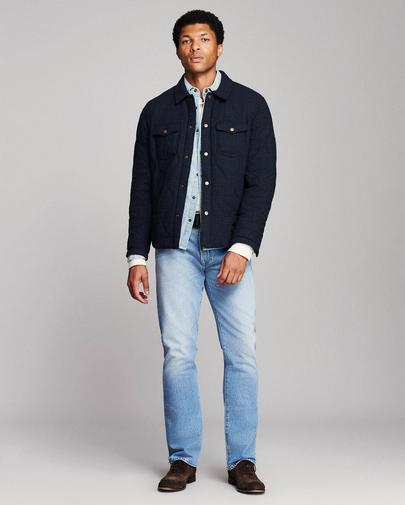 Onion Quilted Plaid Theo Shirt Jacket