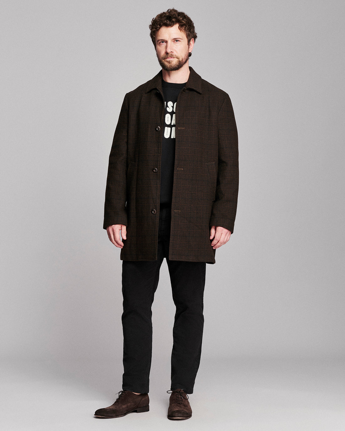 Plaid Cooper Overcoat