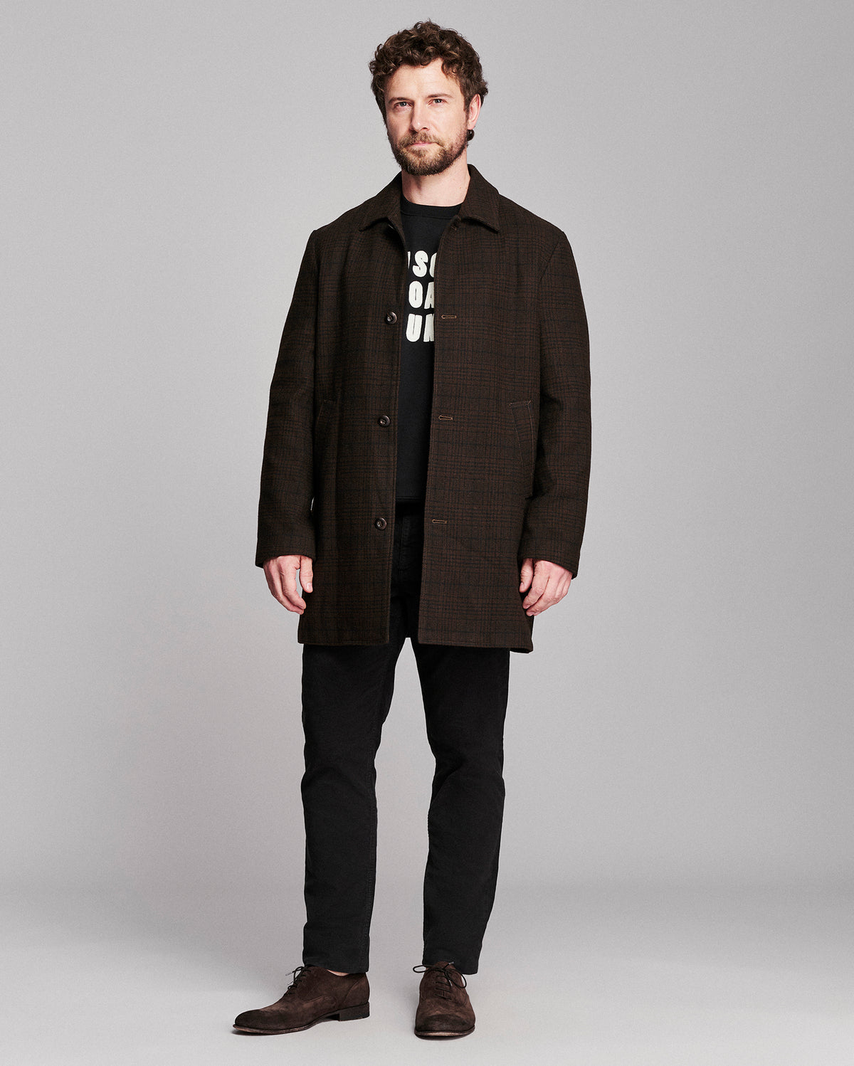 Plaid Cooper Overcoat