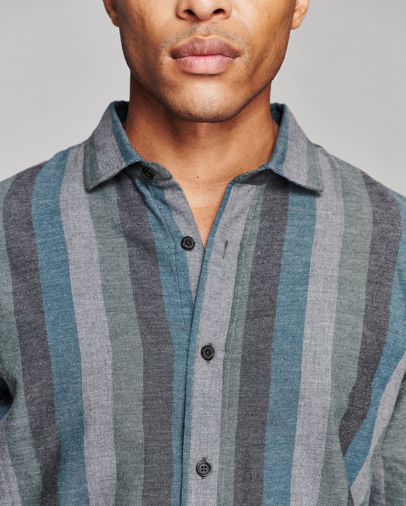 Barre Stripe Cedar Shirt
