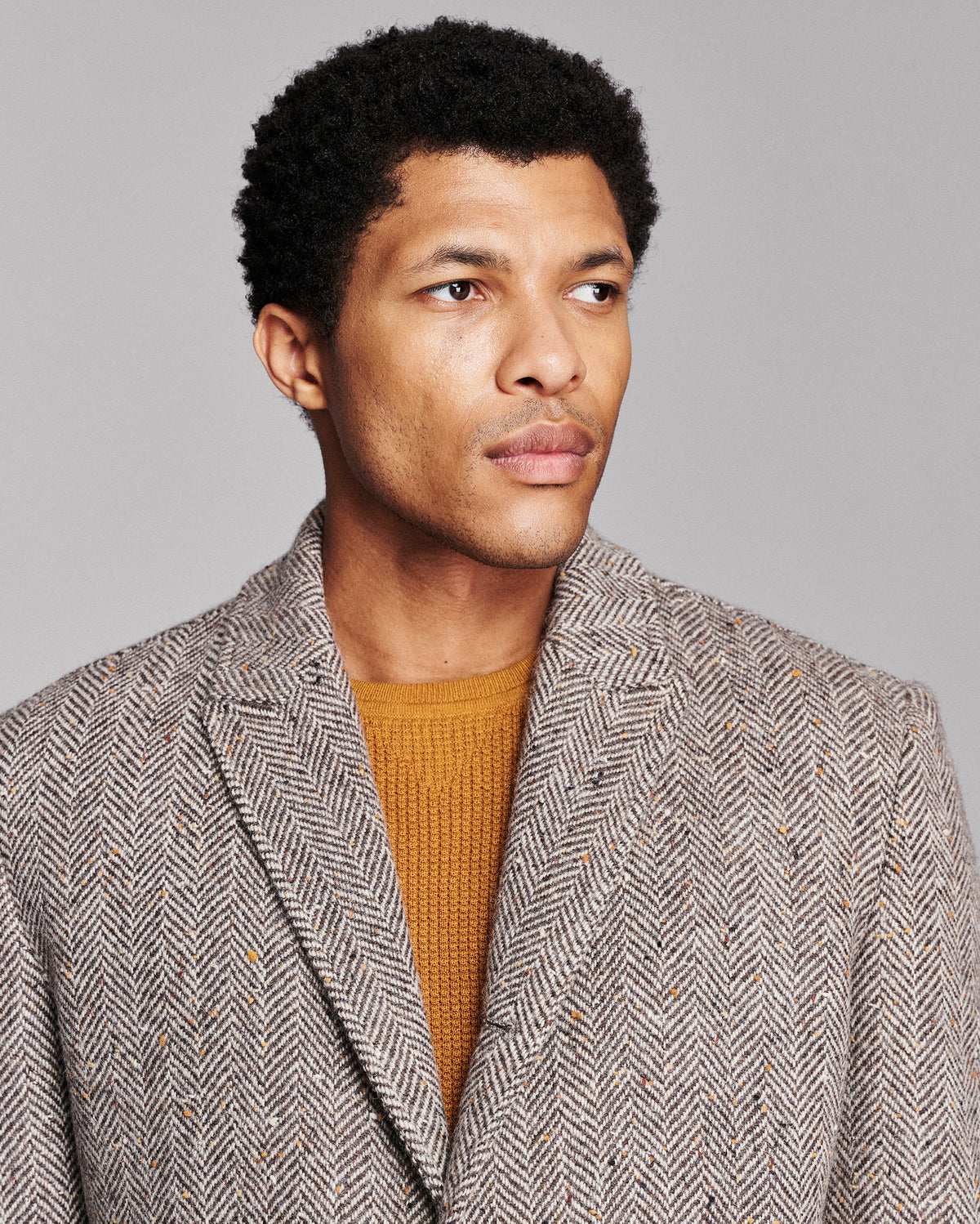 Herringbone Walking Car Coat