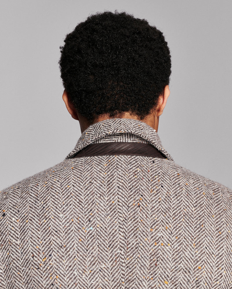 Herringbone Walking Car Coat