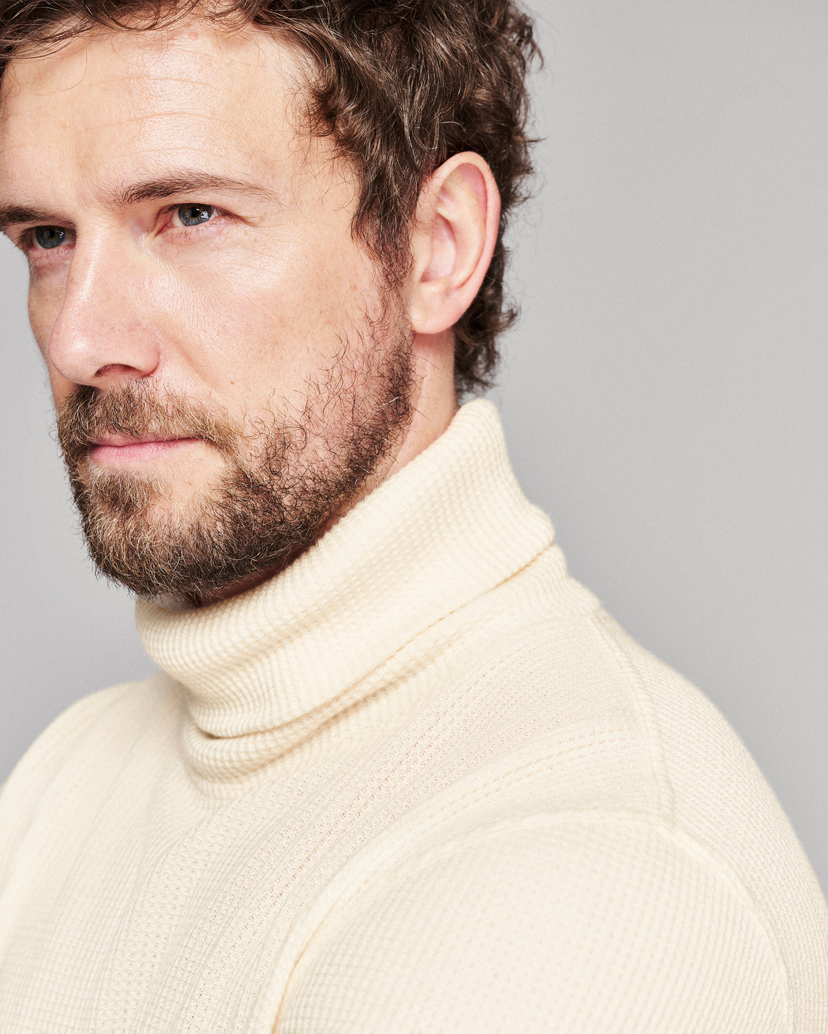 Numajiri Waffle Turtleneck