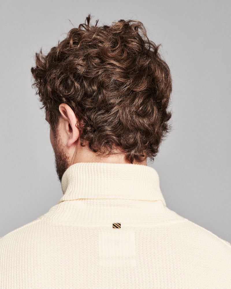 Numajiri Waffle Turtleneck