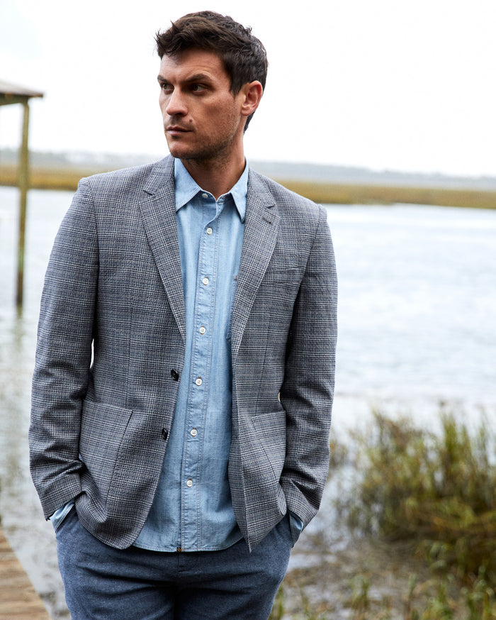 Micro-Plaid Walton Jacket1