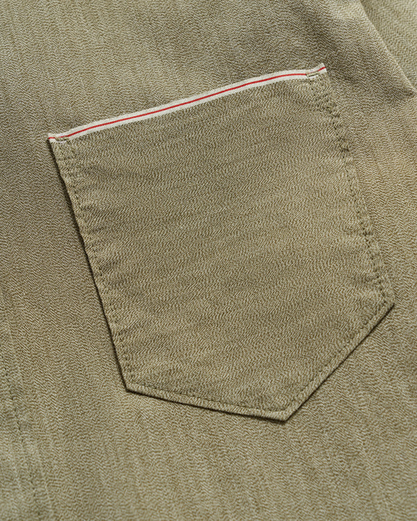 Twisted MSL 1 Pocket Shirt in Olive