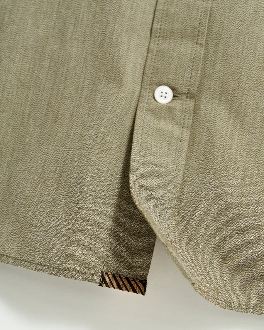 Twisted MSL 1 Pocket Shirt in Olive