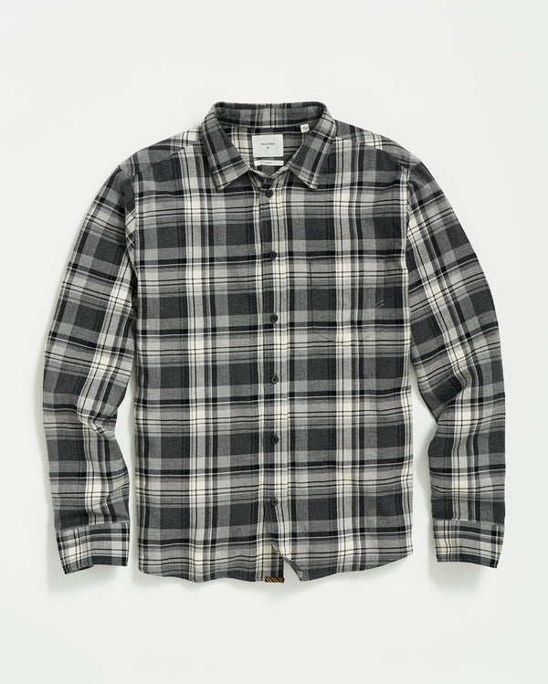 Brushed Bold Plaid Tuscumbia Shirt in Grey/Black