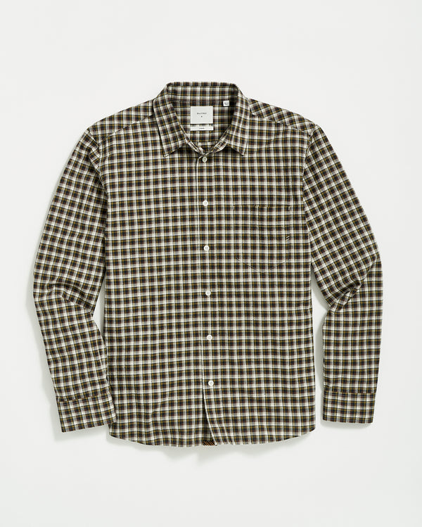 Boucle Check Tuscumbia Shirt in Green/Black