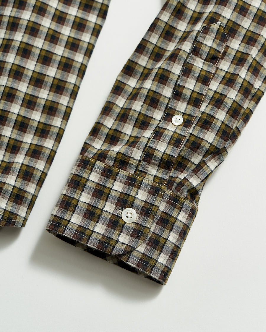 Boucle Check Tuscumbia Shirt in Green/Black