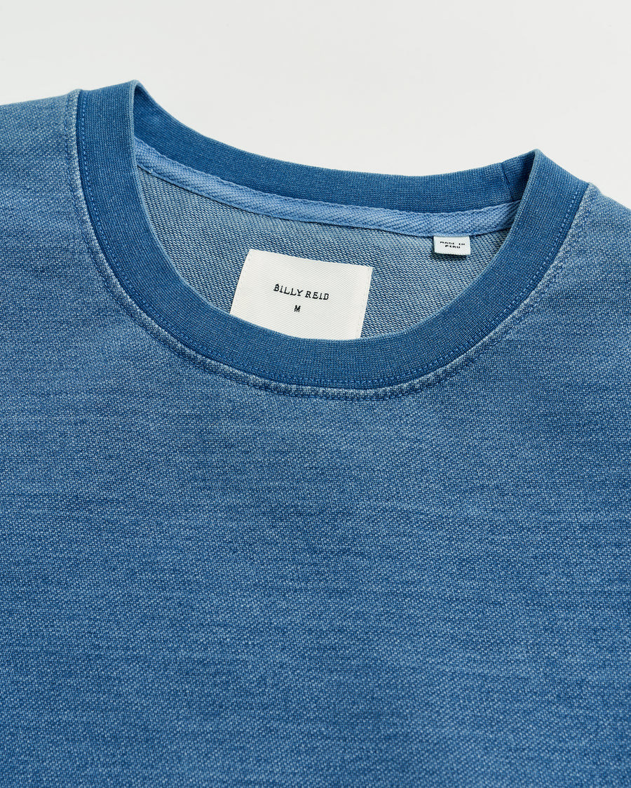 Indigo Terry Sweatshirt in Denim