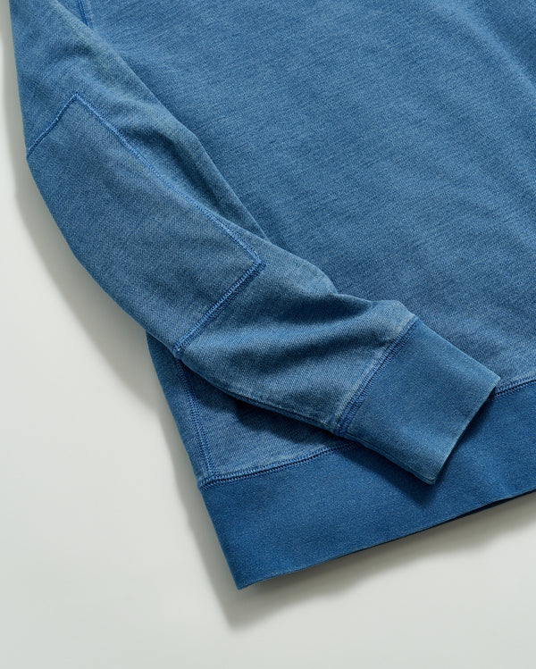 Indigo Terry Sweatshirt in Denim