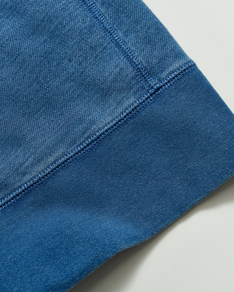Indigo Terry Sweatshirt in Denim
