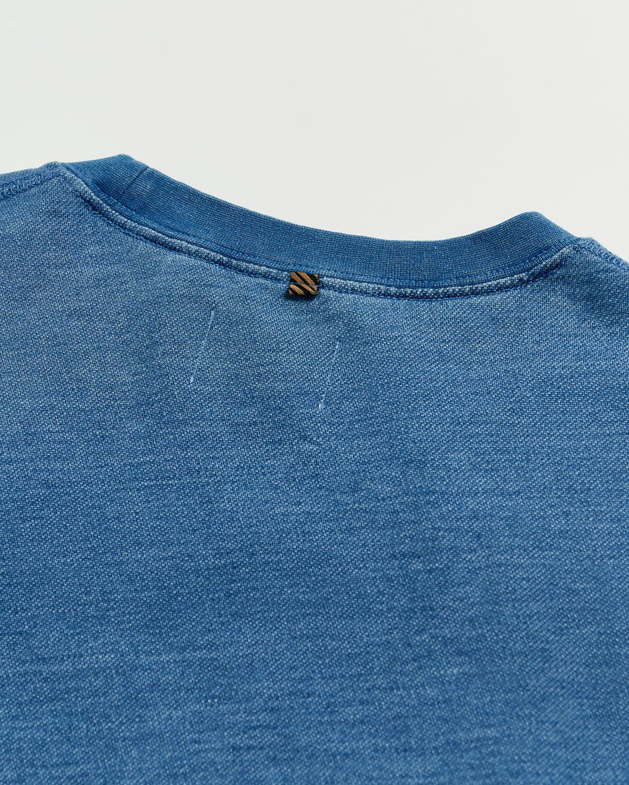Indigo Terry Sweatshirt in Denim