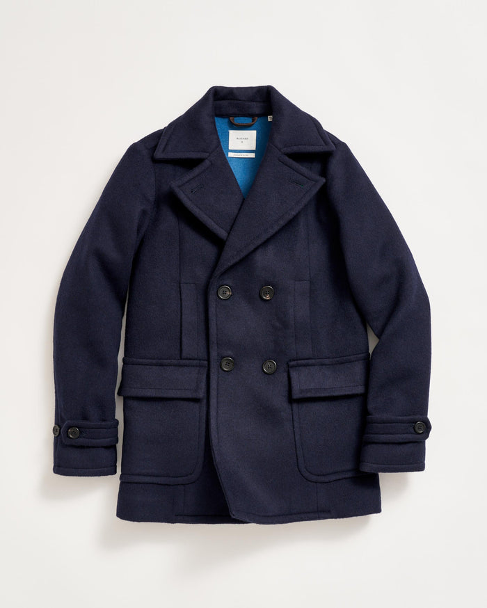Billy Reid Women's Bond Peacoat, Navy/topaz Billy Reid Women's Bond Peacoat, Navy/topaz