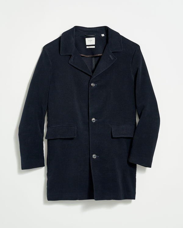 Lancaster Coat in Carbon Blue