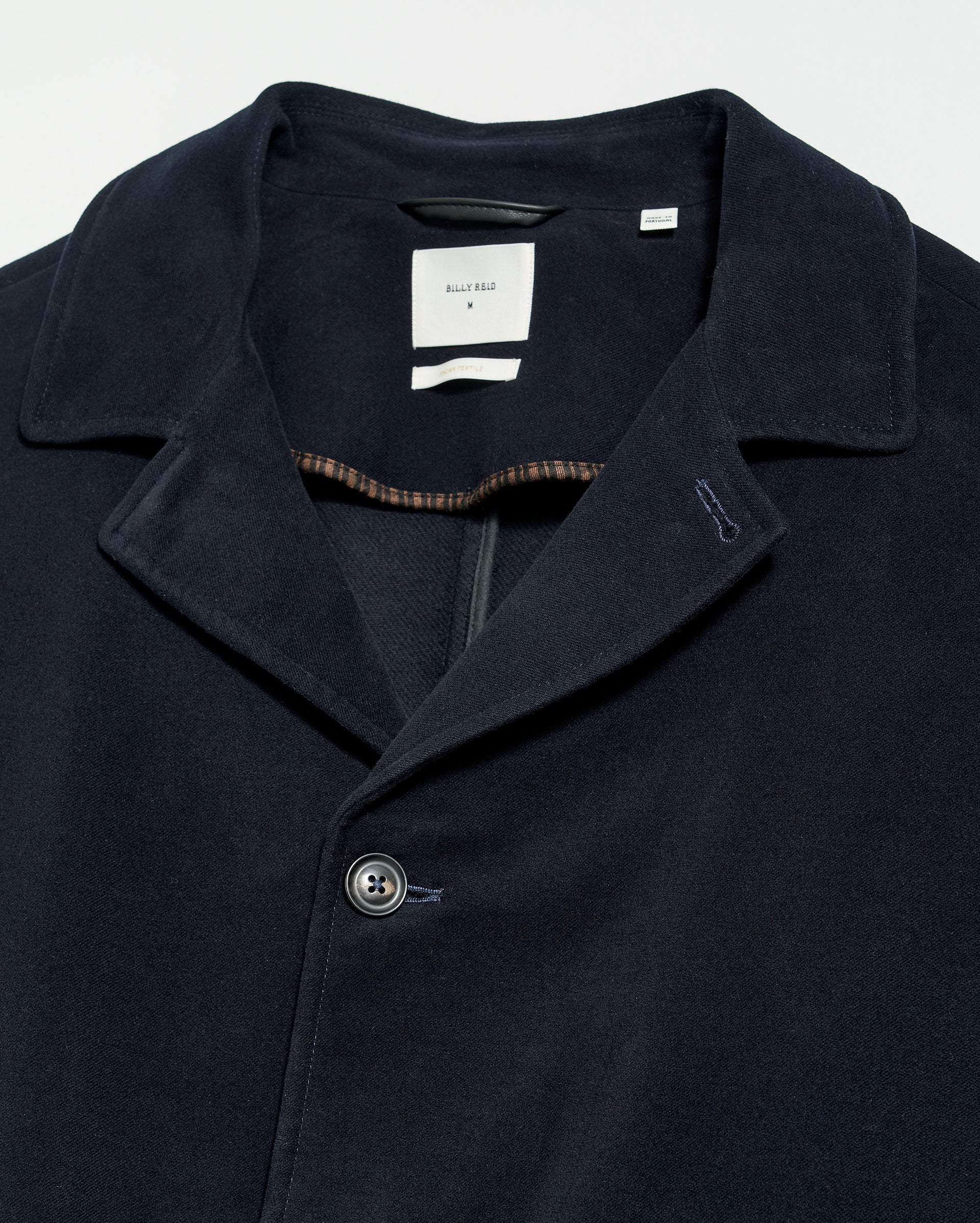 LANCASTER COAT IN CARBON BLUE Billy Reid