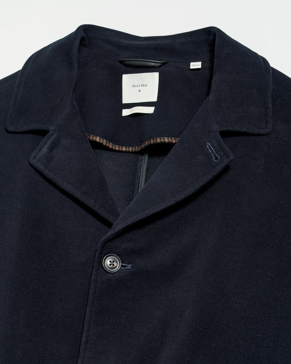 Lancaster Coat in Carbon Blue
