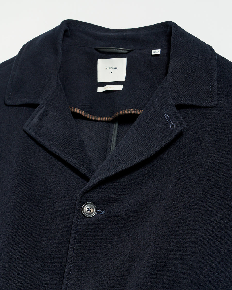Lancaster Coat in Carbon Blue