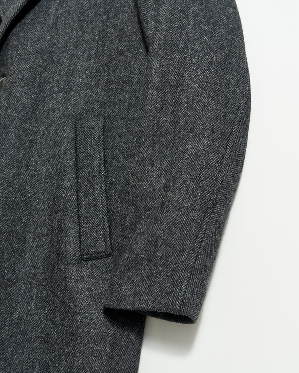 Walking Car Coat in Charcoal