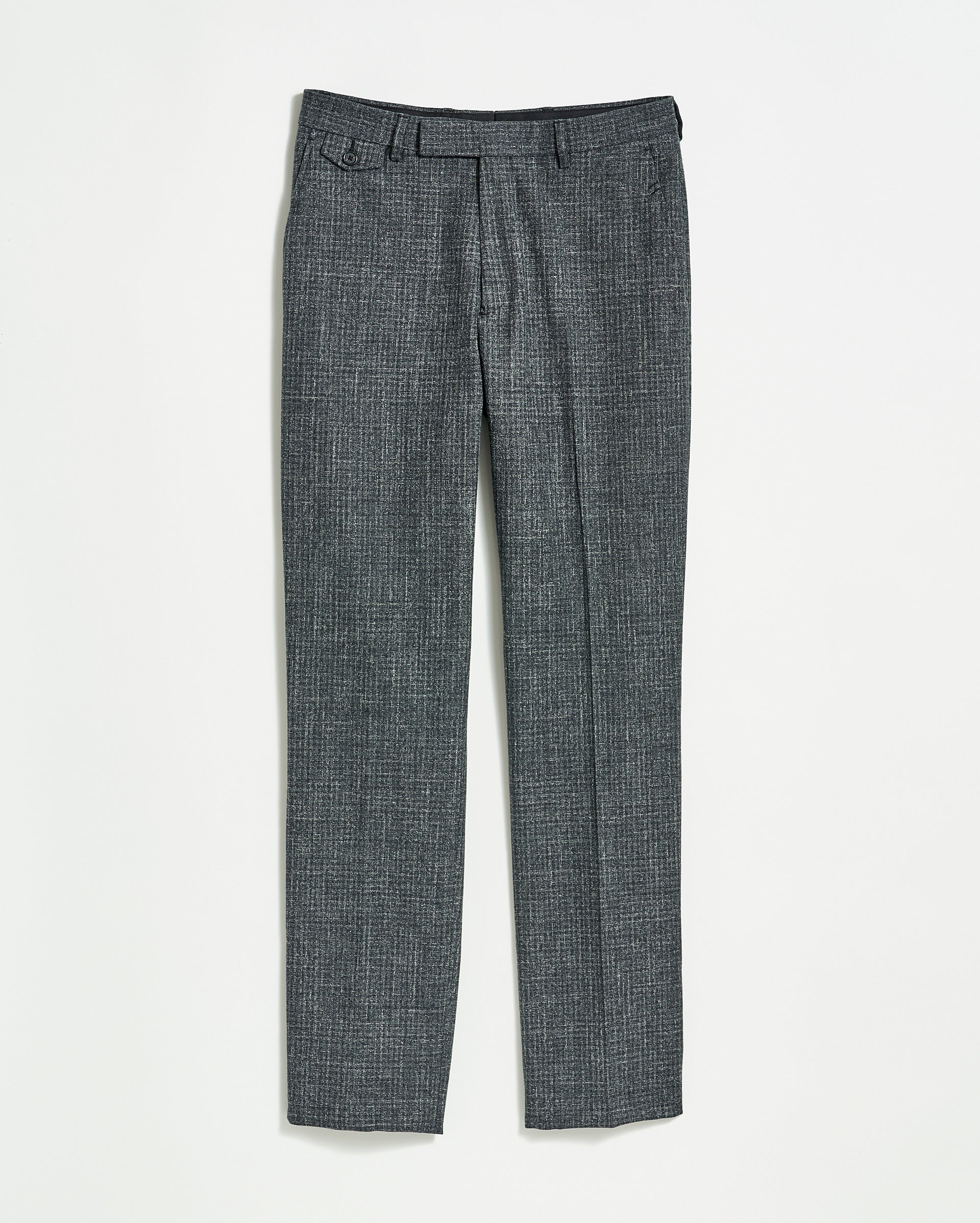 Check Wool Trousers in Ribbon - Women