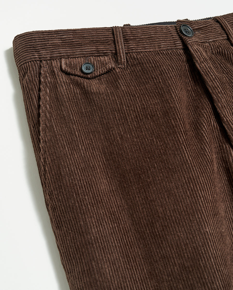 Corduroy Moore Trouser in Chocolate