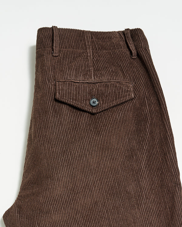 Corduroy Moore Trouser in Chocolate